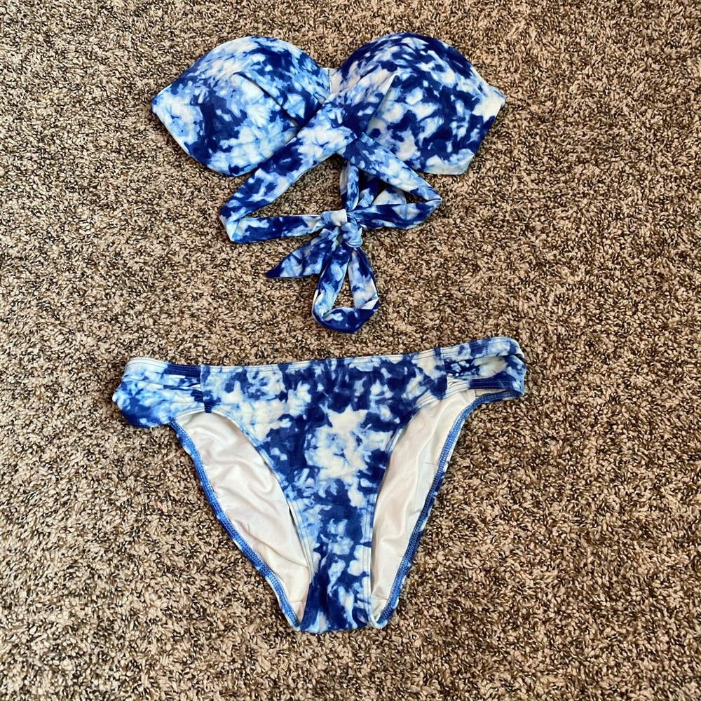 Pink swimsuit set